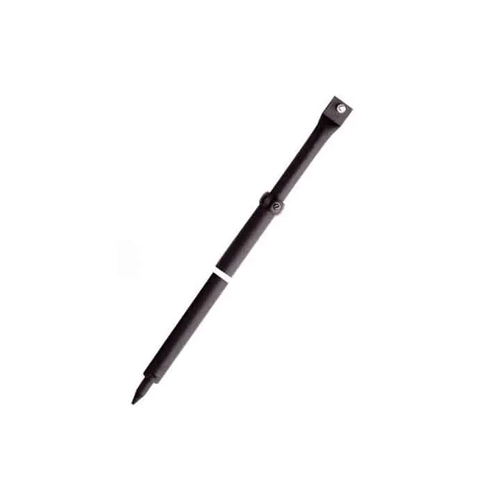 Asta lunga MOTTURA registrabile da 156 a 220 cm, con puntale diametro 10 mm, verniciata nera Beste Prijs
