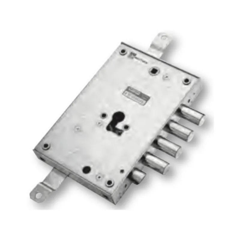 Snelle Levering Serratura triplice Allmet Mottura 898571D25Q per porta blindata, destra, con mezzo giro, entrata 63 mm, interasse 25 mm, finitura Zincata
