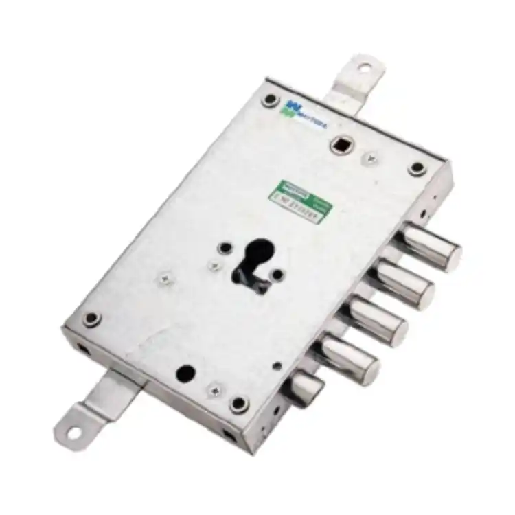 Shop Nu Serratura triplice Mottura 85.571 per porta blindata, destra, con mezzo giro, entrata 63 mm, interasse 37 mm, finitura Zincata