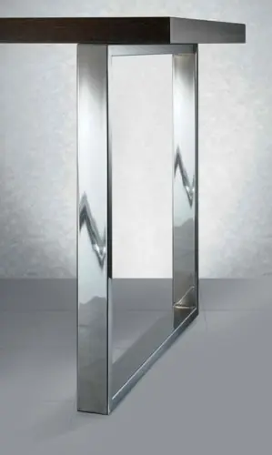 Gamba per tavolo altezza 710 mm per piano da 800 Cromo lucido Laatste Versie
