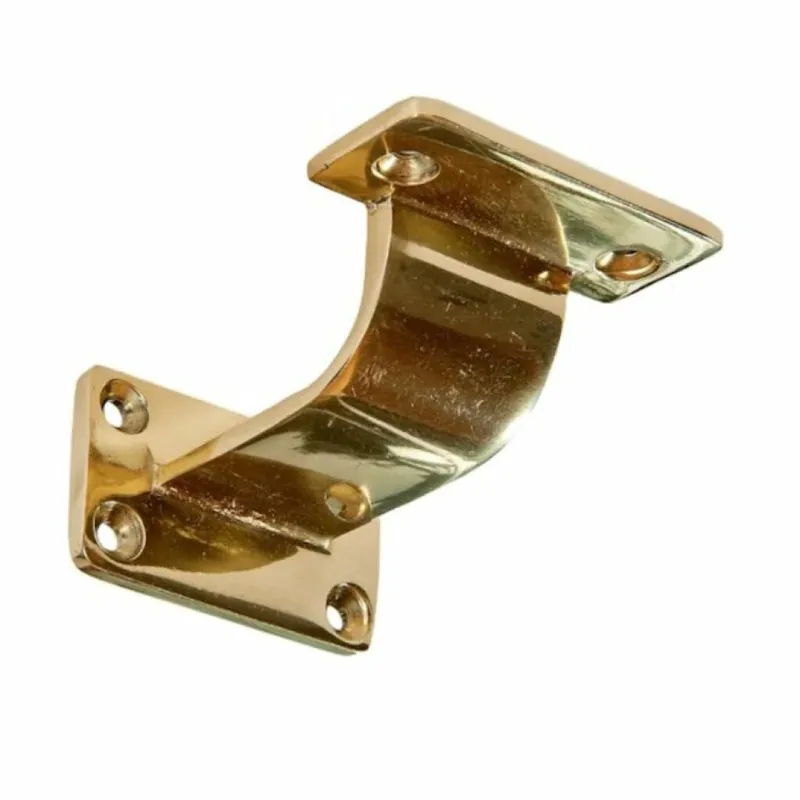 Lage Kosten Supporto per corrimano Mariva 107, doppia base rettangolare, Ottone finitura Lucido Verniciato