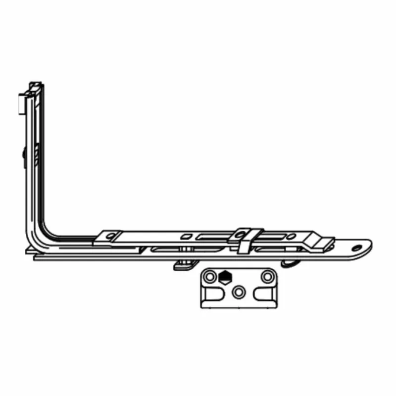 Aanbieding Chiusura angolare MACO MULTI MAICO, HBB-LBB 280-600 mm, lunghezza 175 mm, finitura Argento