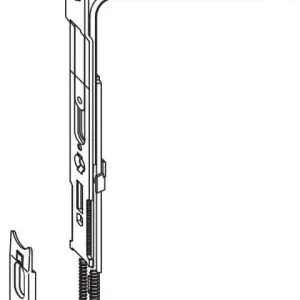 Veilige Betaling Movimento angolare corto con puntale MULTI TREND MAICO, dimensioni 120 x 170 mm, finitura Argento
