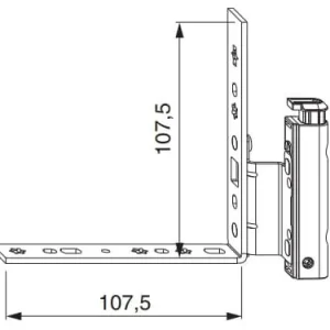 Actieprijs Angolo per cerniera ad incasso, MULTI MATIC MAICO, con fissaggio aria 12 battuta 18-9 sinistro, finitura Argento