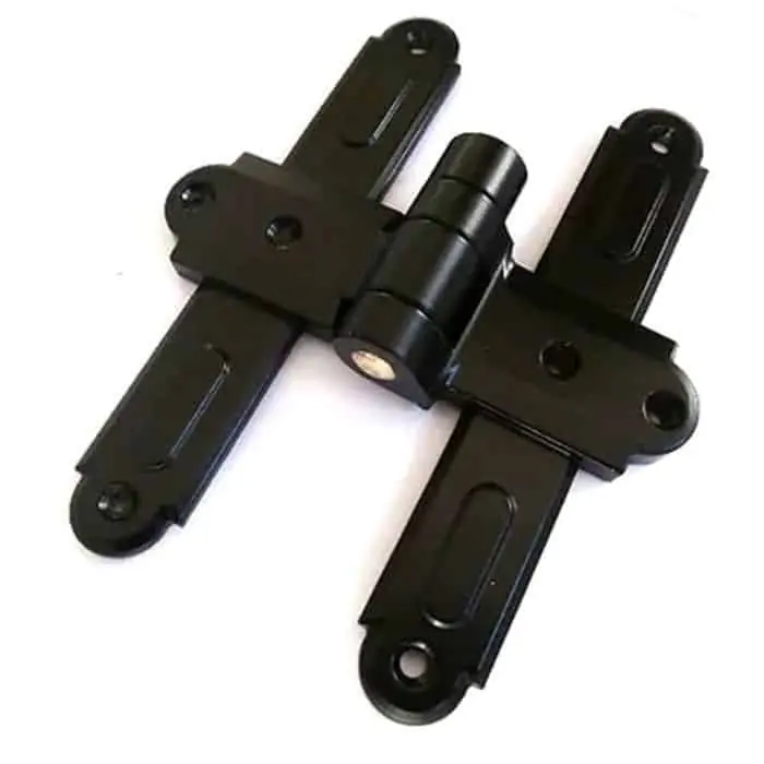 Bandella doppio T 3001.00.01 M2, senza molla, dimensione 150 x 122 mm, finitura Nero Beperkt Aanbod