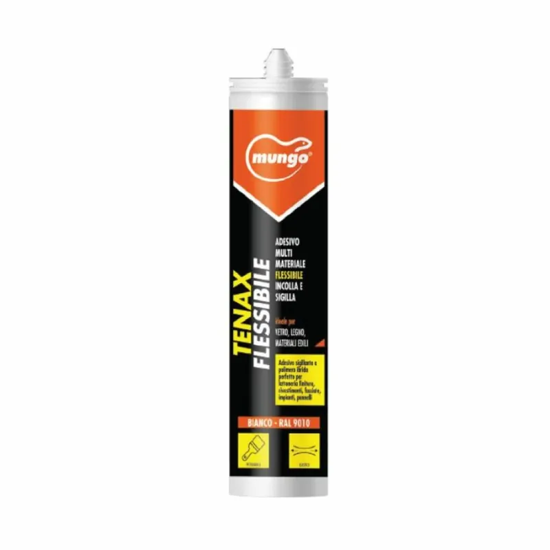 Adesivo Flex 150 Mungo per incollaggi elastici multimateriale, monocomponente, cartuccia 310 ml, finitura Bianco Bestseller
