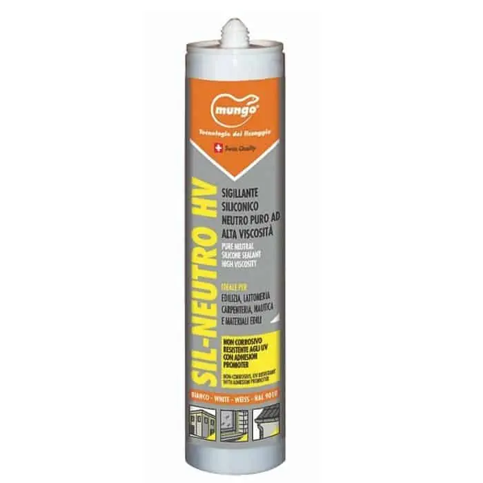 Bestel Nu Silicone Sil-Neutro HV per serramento, edilizia e lattoneria, neutro, cartuccia 310 ml, finitura Grigio