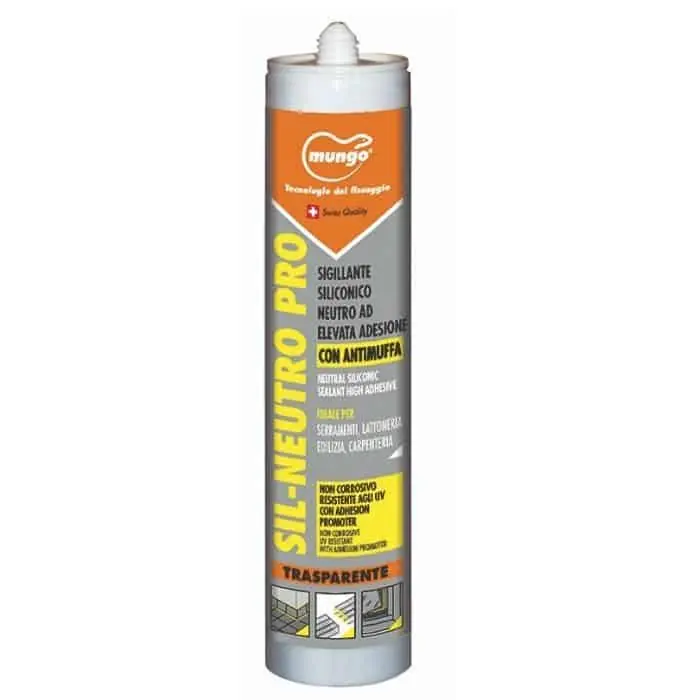 Silicone Sil-Neutro Pro, per serramento e carpenteria, neutro, cartuccia 310 ml, finitura Tabacco Bestel Nu