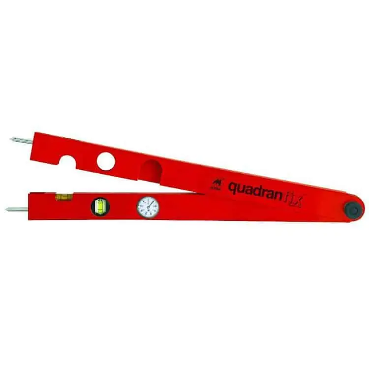 Favoriet Misuratore Goniometro per angoli Metrica 29901 da 600 mm, da 0 a 180°, in alluminio finitura Verniciato Rosso