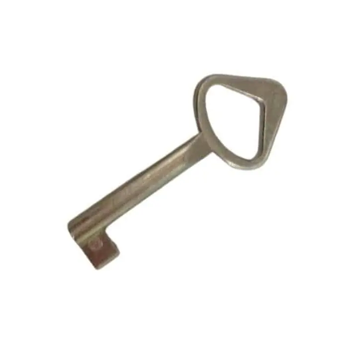 Chiave O1679 Meroni per serratura da mobile, lunghezza collo 36 mm, finitura Bronzato Koop Online