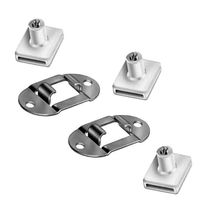 Set Accessori chiusura multipla OGRA590 Meroni, per mobile 4 cassetti, perno 8 mm Direct Verzonden