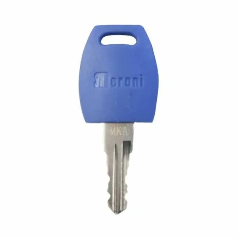 Chiave maestra Meroni, serie M1, dimensione 27x22 mm, Plastica Blu Koop Vandaag