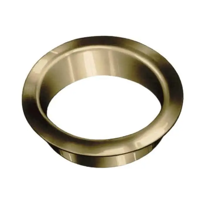 Ghiera O1722 Meroni per serratura, diametro 22,3 mm, finitura Ottone Decapato Nieuw