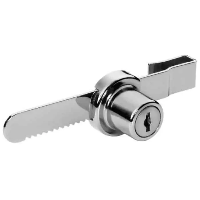 Dagaanbieding Serratura a cremagliera 2910 KA Meroni, per anta scorrevole in vetro, spessore fino a 7 mm, finitura Cromo Lucido