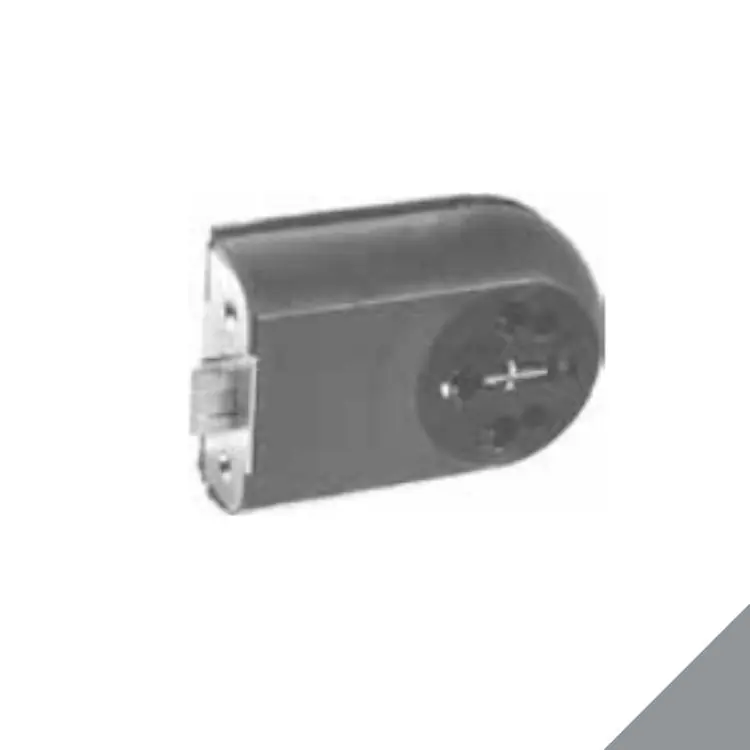Exclusieve Aanbieding Piastra singola PGL531 Meroni per porta vetro, serie Premiapri Pigio, materiale plastica, finitura Grigio