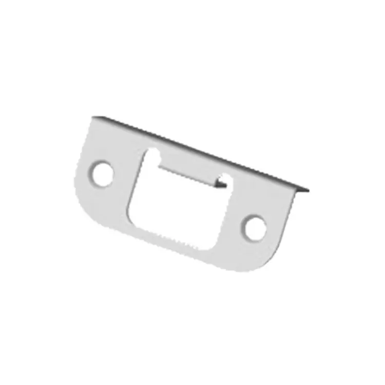 Controbordo standard P 889T Meroni, per Premiapri serie Pigio, piastra stondata 57x40,5 mm, materiale acciaio, finitura Nichelato Seizoensaanbieding