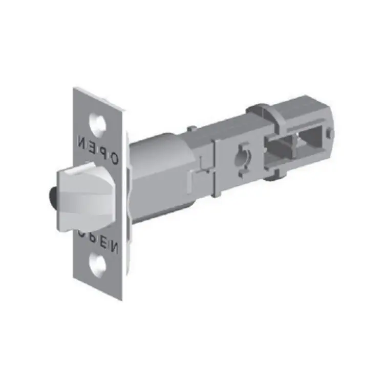 Alleen Vandaag Scrocco tubolare PTB 80 Meroni per PremiApri serie Pigio, bordo quadro, entrata 80 mm, finitura Acciaio Nichelato