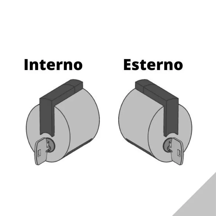 Premiapri Forma F15 Meroni per porte, comando chiave, senza serratura e controbordo, finitura Argento Verniciato Exclusieve Aanbieding