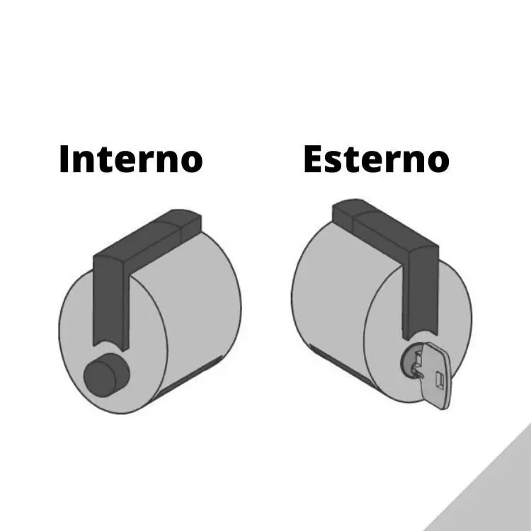 Premiapri Forma F13 Meroni per porte, chiavistello interno, chiave esterna senza serratura e controbordo, finitura Argento Verniciato Koop Vandaag
