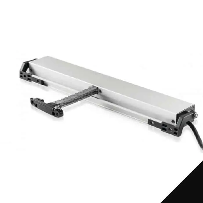 Op = Op Attuatore Micro Evo 1 Mingardi per finestra, funzione sincronizzazione, corsa regolabile 100-400 mm, potenza 230 V, finitura Nero