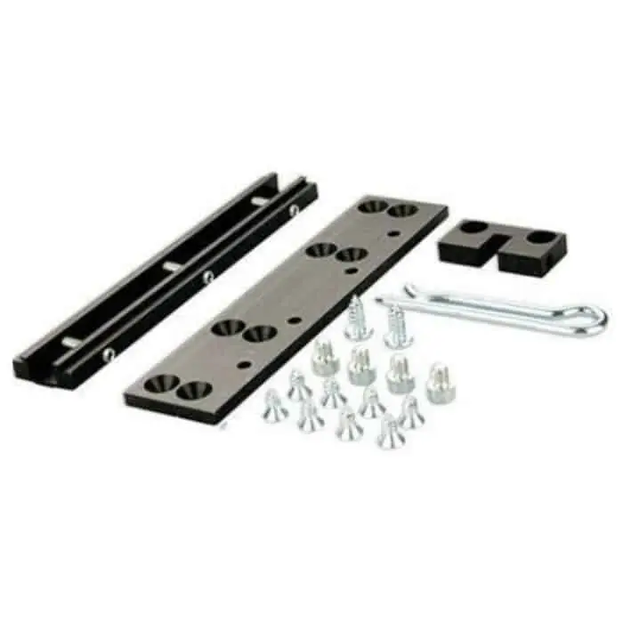 Laatste Kans Kit staffe Mingardi per attuatore Micro L e XL, applicazione su finestra sporgere, universale