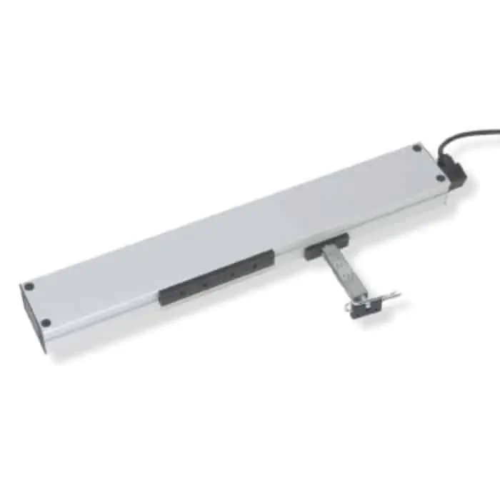 Attuatore Micro XL Mingardi per finestra, elettrico a catena, corsa 600 mm, potenza 230 V, finitura Argento Gecertificeerd