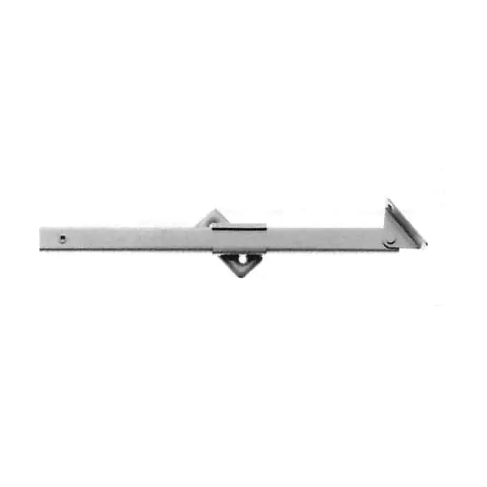 Asta regolabile snodata a scatto Maco per mobile, lunghezza 300 mm, finitura Ottone Nichelato Hoge Kwaliteit