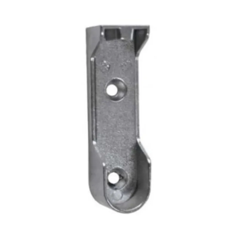 Supporto laterale Maco per tubo ovale 22-25-30x15 mm, foro vite superiore M6, Zama finitura Nichelato Koop Vandaag
