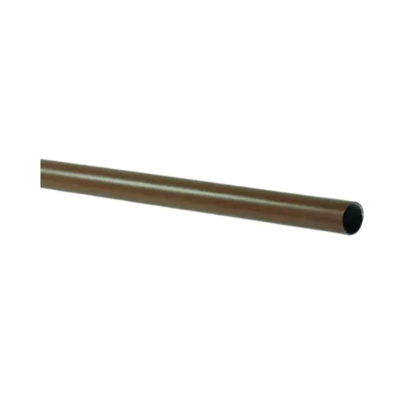 Tubo tondo Maco per armadio, diametro 18 mm, lunghezza 5000 mm, Metallo plastificato finitura Marrone Korting