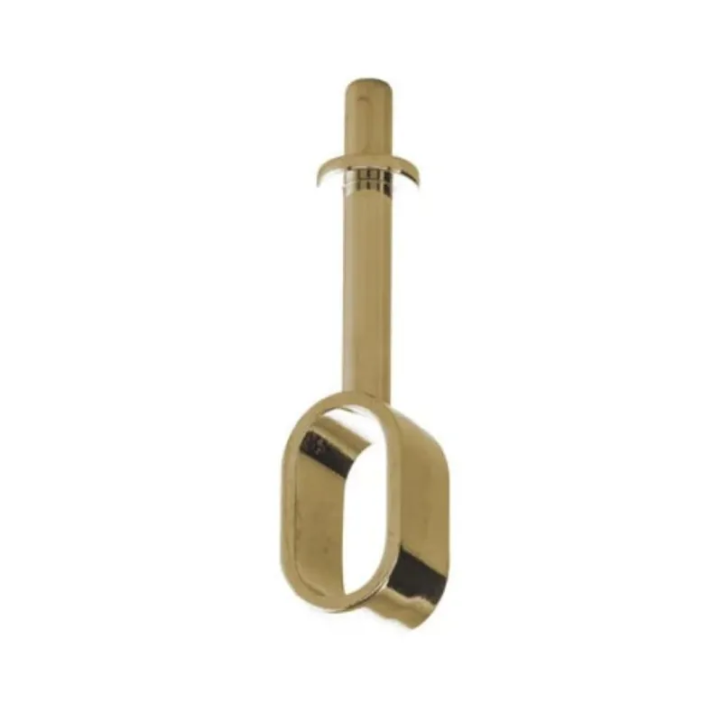 Supporto centrale Maco per tubo ovale 30x15 mm, fissaggio passante 6MA, Zama finitura Ottonato Beperkt Aanbod