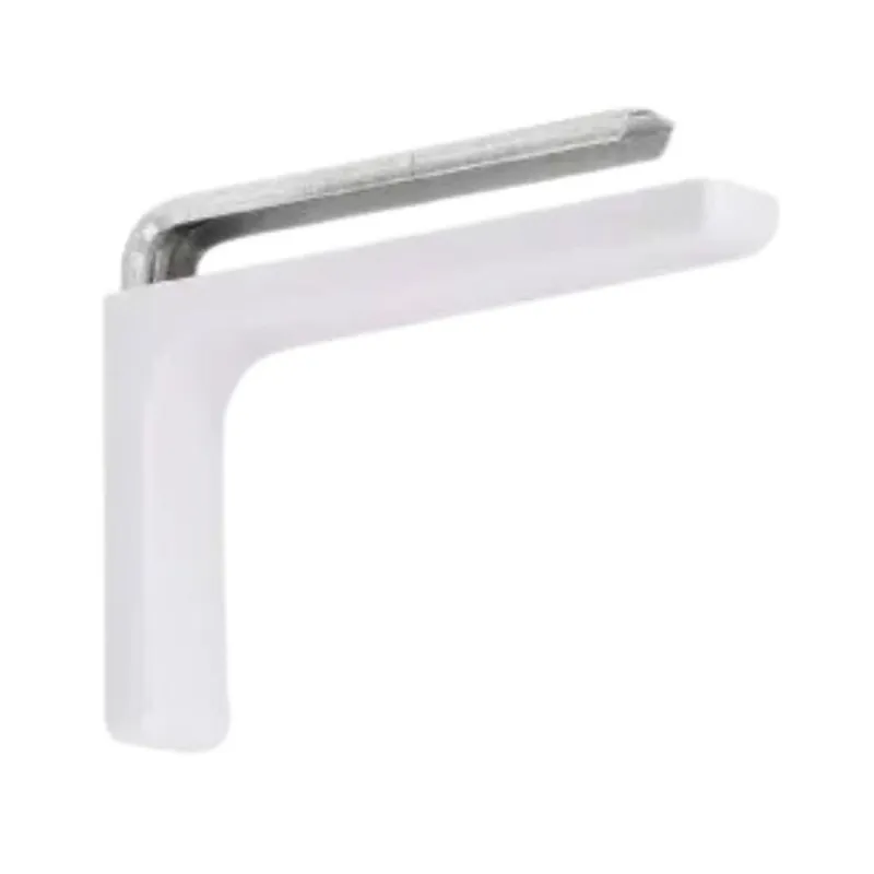Meest Verkocht Reggimensola Arredo 0752 Ma.co per piani in legno, dimensione 185x115 mm, Acciaio e Plastica finitura Bianca