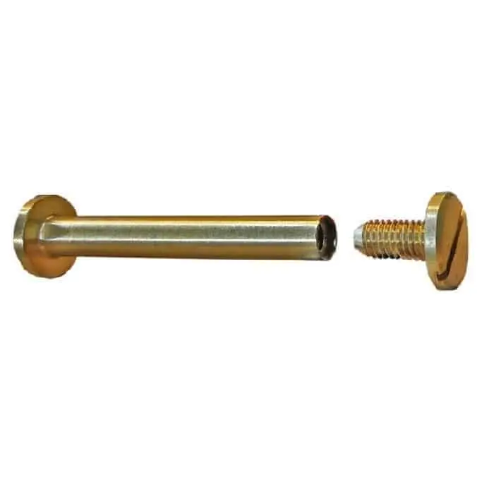 Voordeelprijs Distanziale circolare Maco per mobile, lunghezza 15 mm, finitura Ottone Lucido