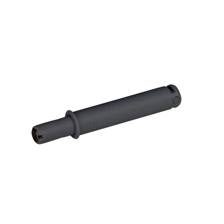 Alleen Vandaag Cricchetto a scatto 0687 Maco per anta mobile, versione con magnete 14 mm, dimensione 10x47 mm, finitura Nero