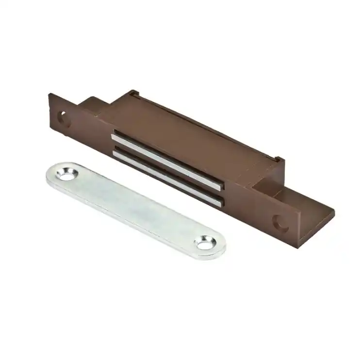 Weekendaanbieding Chiusura magnetica Maco per sportelli pesanti, da incasso o da applicare, lunghezza 97 mm, finitura Marrone