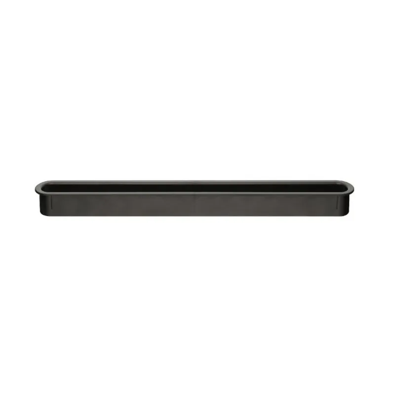 Nieuw Bocchetta passacarta 0970 Maco per scrivania e mobile, dimensione 440x30 mm, Plastica finitura Nero