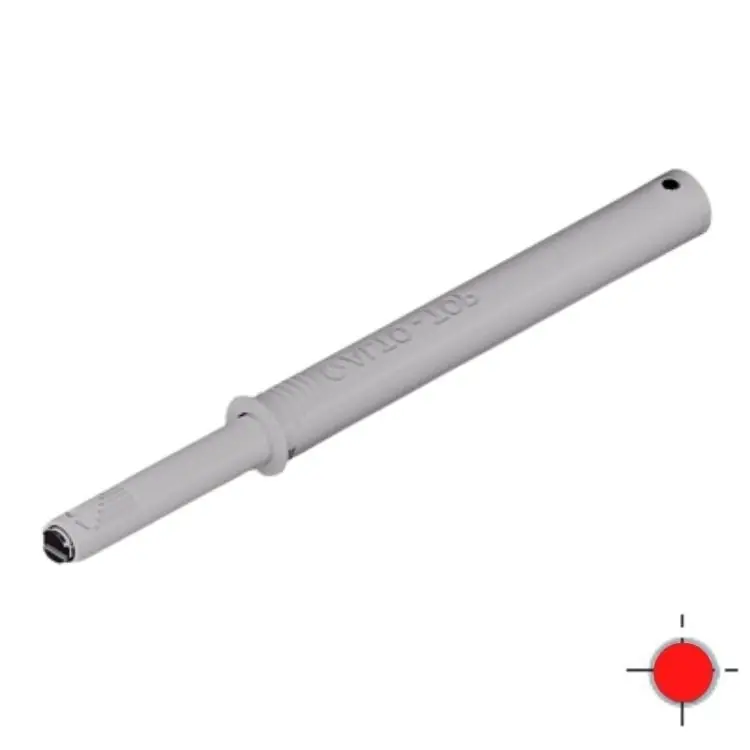 Exclusieve Aanbieding Cricchetto K-push Livenza per anta mobile, versione Strong con magnete 37,2 mm, dimensione 10x80 mm, finitura Grigio