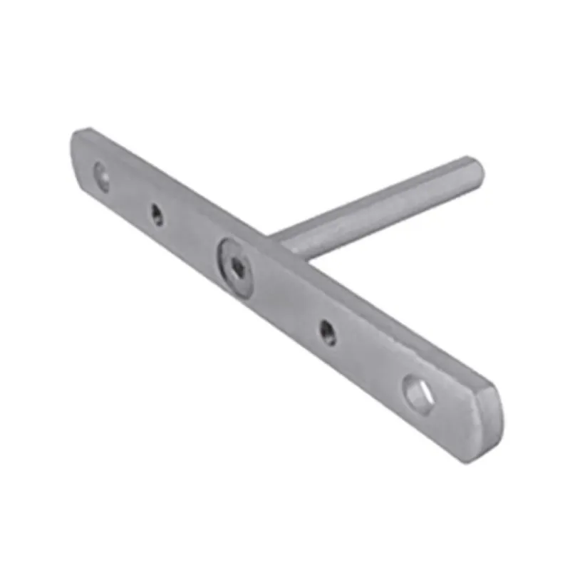 Piastra di supporto Triade Mini Livenza per piani in legno, spessore 25 mm, dimensione staffa 78x19 mm, Acciaio finitura Zincato Fabrieksprijs