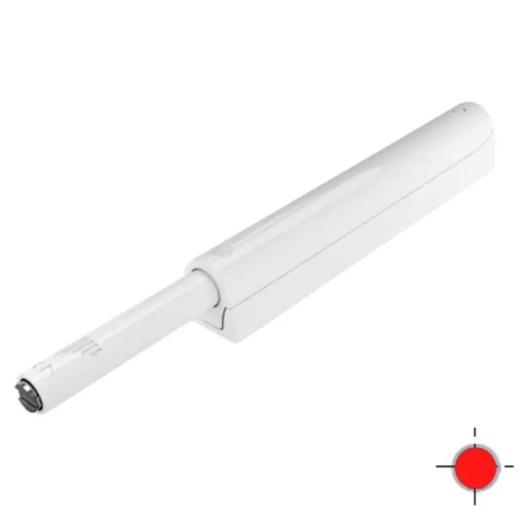 Cricchetto K-push Livenza per anta mobile, versione Strong con magnete 37,2 mm, dimensione 12x82 mm, finitura Bianco Voordeelprijs