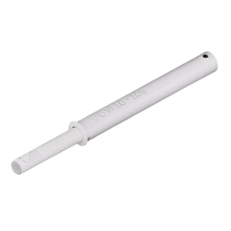 Cricchetto K-push Livenza per anta mobile, versione Standard con paracolpo 37,2 mm, dimensione 10x80 mm, finitura Grigio Favoriet