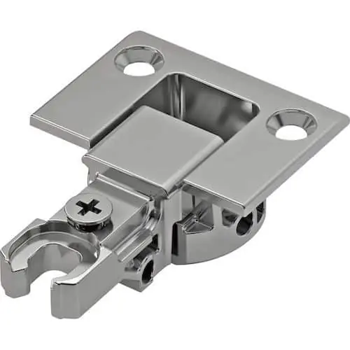 Direct Beschikbaar Cerniera Kimana Livenza per ante a ribalta, parte anta, regolabile, foratura 26 mm, finitura Nichelato