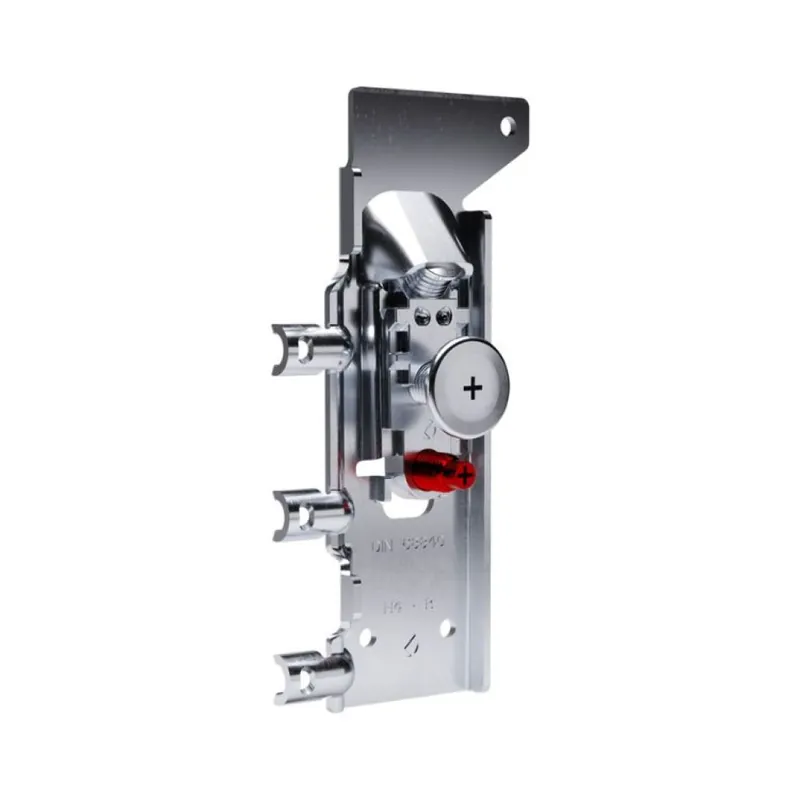 Attaccaglia Libra H4 Ferramenta Livenza per pensile, Destra, dimensione 51,8x122,5x14 mm, diametro perno 10x12 mm, Acciaio finitura Zincato Op = Op