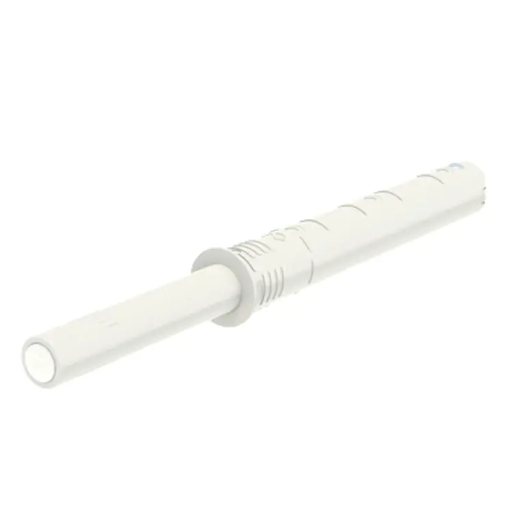 Cricchetto K-push Tech Livenza per anta mobile, versione Standard con paracolpo 37 mm, dimensione 10x68,4 mm, finitura Bianco Gereduceerde Prijs