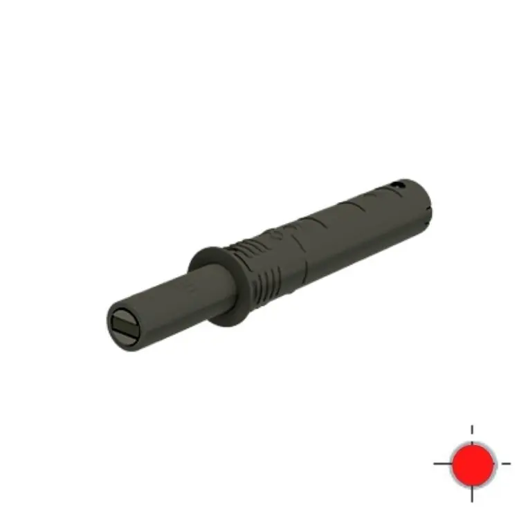Populair Cricchetto K-push Tech Livenza per anta mobile, versione Strong con magnete 20 mm, dimensione 10x49,5 mm, finitura Antracite