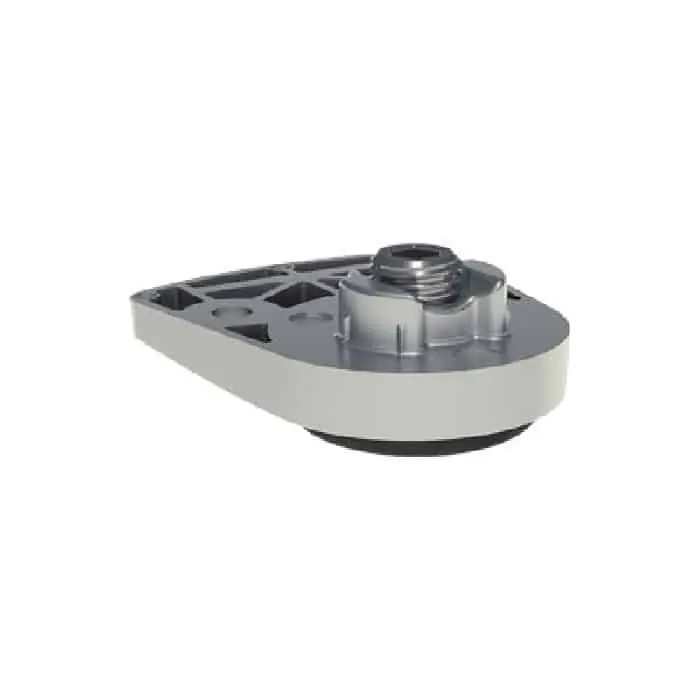 Piedino fondo a terra Target LH 7,20 Livenza, per mobile con fondo a terra, dimensioni 40x36 mm Op = Op