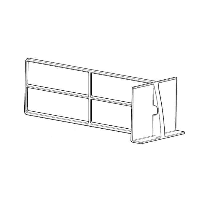 Filtro Thesan a retina, ricambio per sistema areazione Aircare ES, ingombro 45x66x150 mm, finitura Nero Lage Prijs