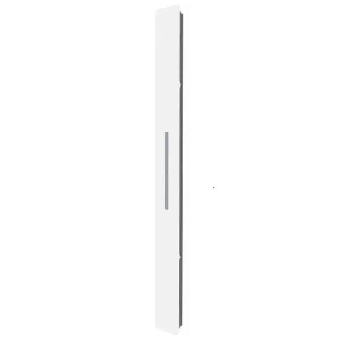 Finale Uitverkoop Placca slim per Aircare ES da incasso con alette manuali, Thesan, ingombro 120x967 mm, finitura Bianco
