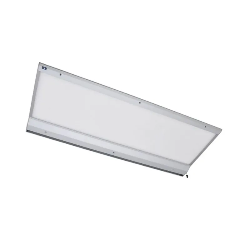 Uitverkoop Pannello Solaris UC Plus IR EDC LS per sottopensili cucina, lunghezza 1200x246 mm, potenza 16W, 3000-4000k, Alluminio finitura Argento
