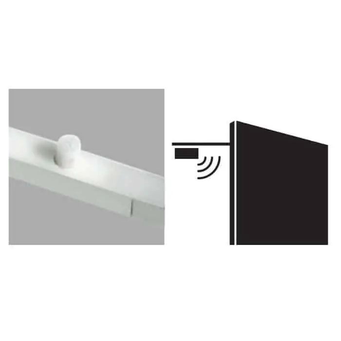 Hete Deal Sensore Pir 12-24 V LS, per profili sistema illuminazione Mec 2-4, larghezza strip led 10 mm, uscita cavo 3000 mm