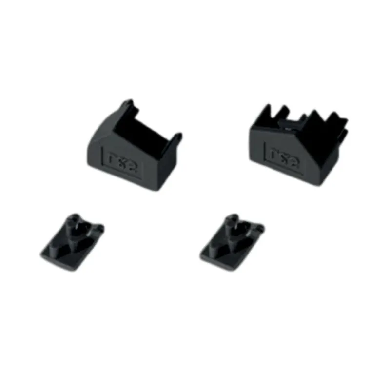 Koop Vandaag Kit 2 testate di chiusura LS, per sistema illuminazione led Micro Mec 3, Plastica finitura Nera