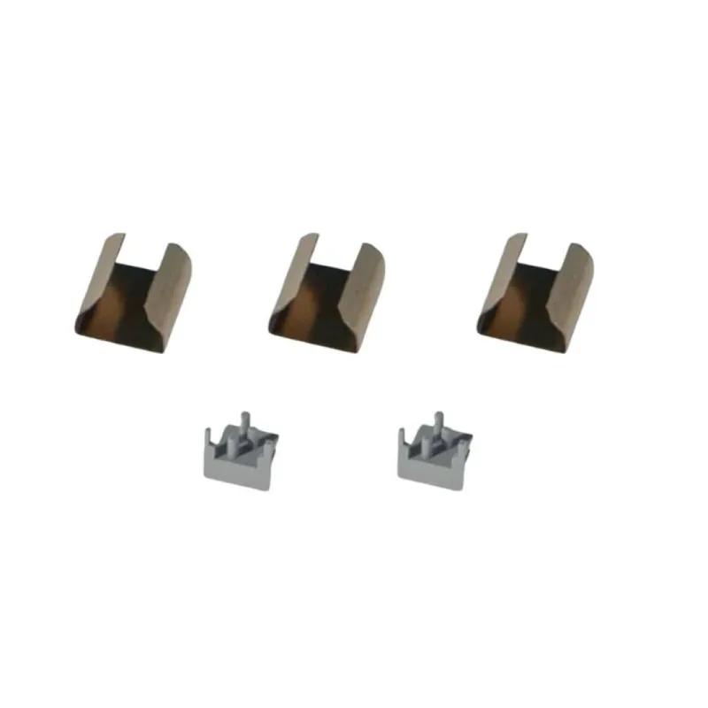 Laatste Versie Kit 3 staffe di fissaggio LS, per sistema illuminazione led incasso Micro Mec 2, Acciaio Inox